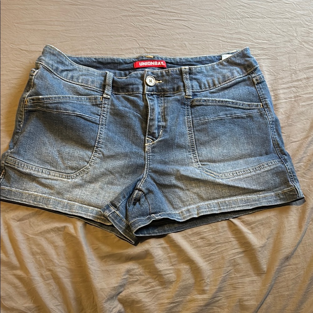 Unionbay Women's Blue Denim Shorts